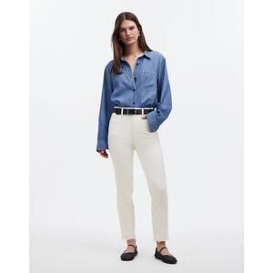 Madewell The Tall Perfect Vintage Jean Tile White T29 NWT